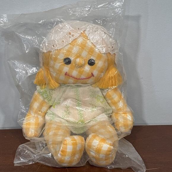 Romper Room “Sweet Dreams Abigail” Doll – Yellow White Gingham Dress – Vintage - Picture 1 of 10